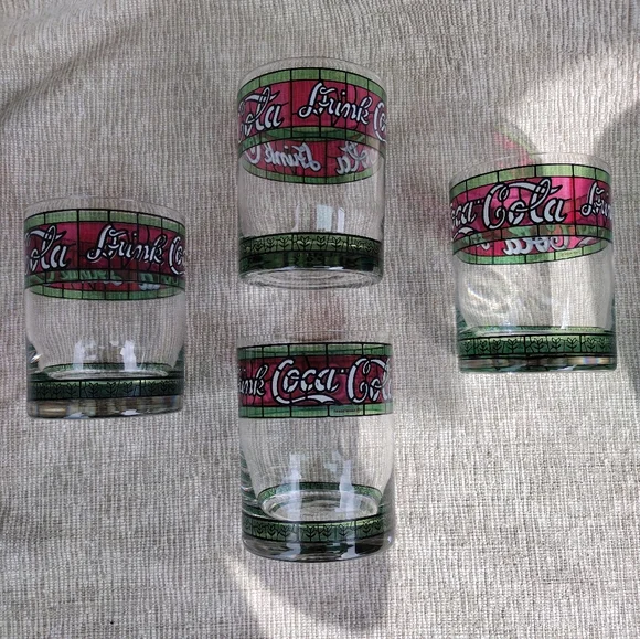 Vintage Coca-Cola Glasses Set Of 4 - Picture 6 of 9